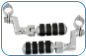 ISO-Pegs (Large) with Offset & 1-1/4” Magnum Quick Clamps (pr)
